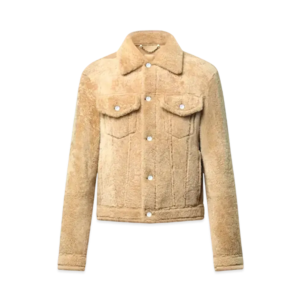 Louis Vuitton Shearling Trucker Jacket "Beige"