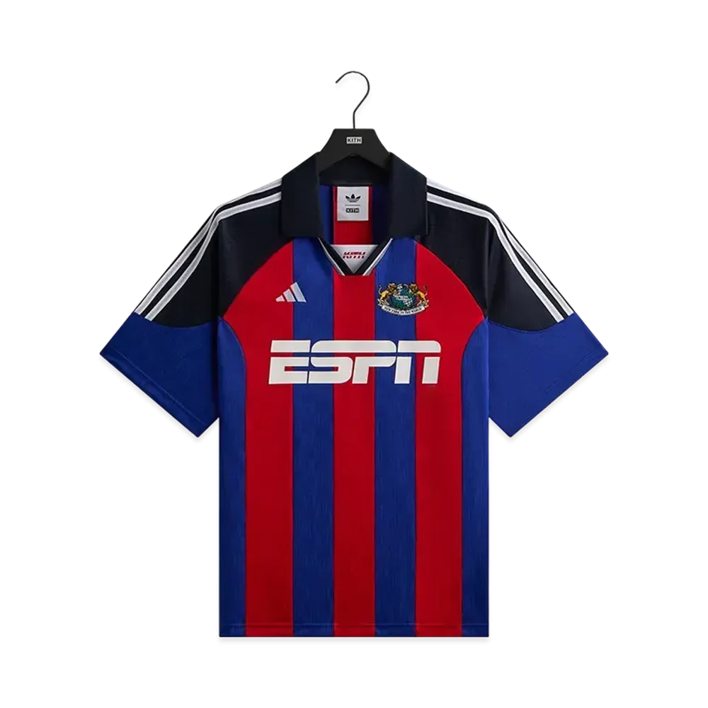 Kith x adidas Football ESPN Jersey "Red/Blue"