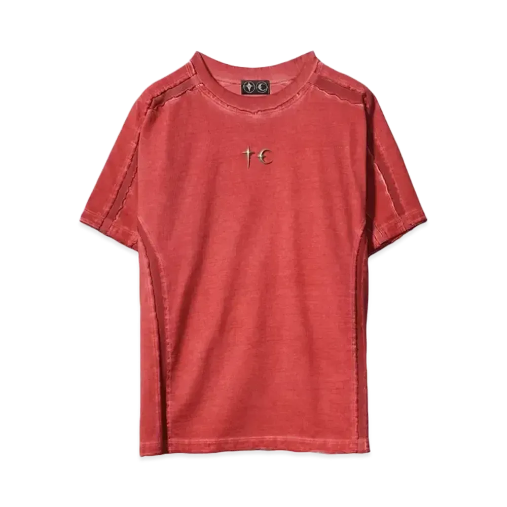THUG CLUB Battle Turtle Mesh T-Shirt "RED"