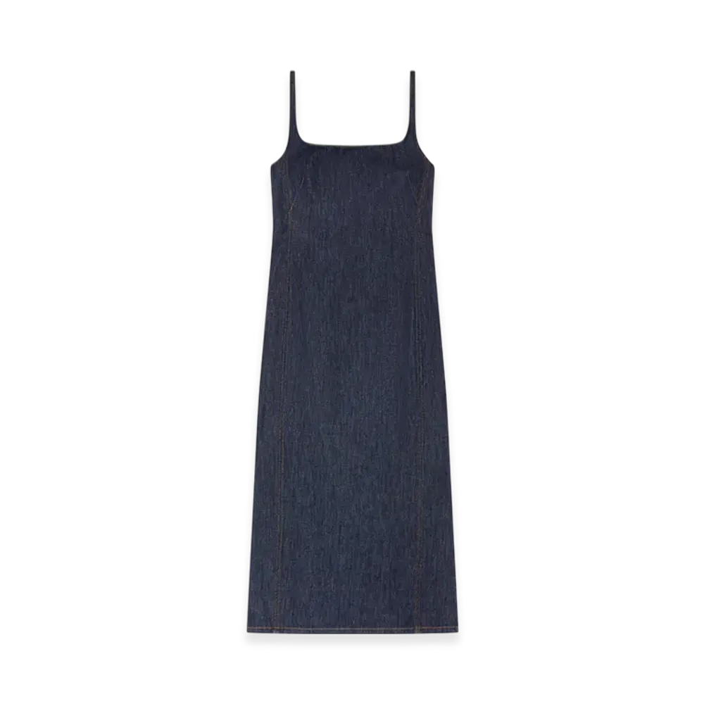 DRIES VAN NOTEN Women's Fitted Denim Dress "Indigo"