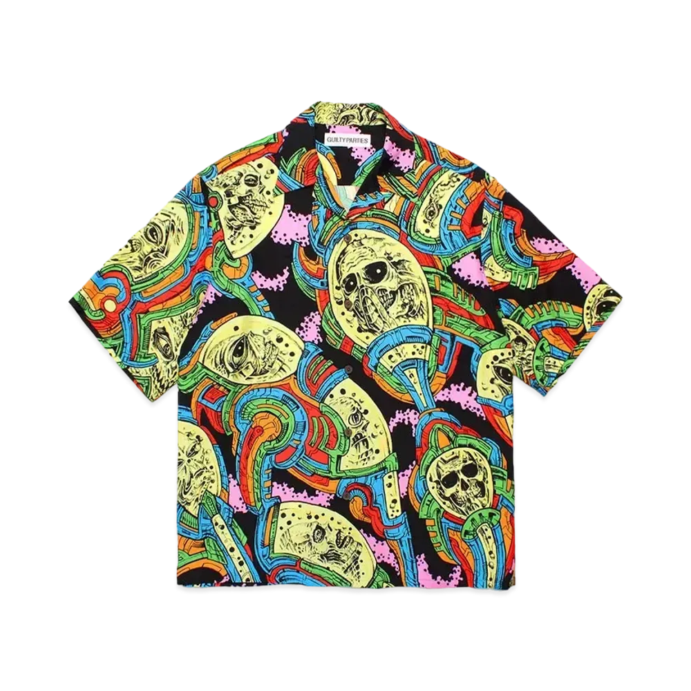 WACKO MARIA Tim Lehi / Hawaiian Shirt "Black"