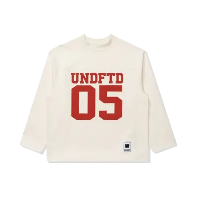 UNDEFEATED Oversized Football Jersey "Beige"