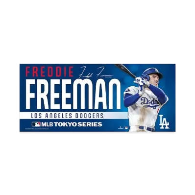 MLB Wincraft Dodgers Freddie Freeman Tokyo Series Opening Game Face Towel