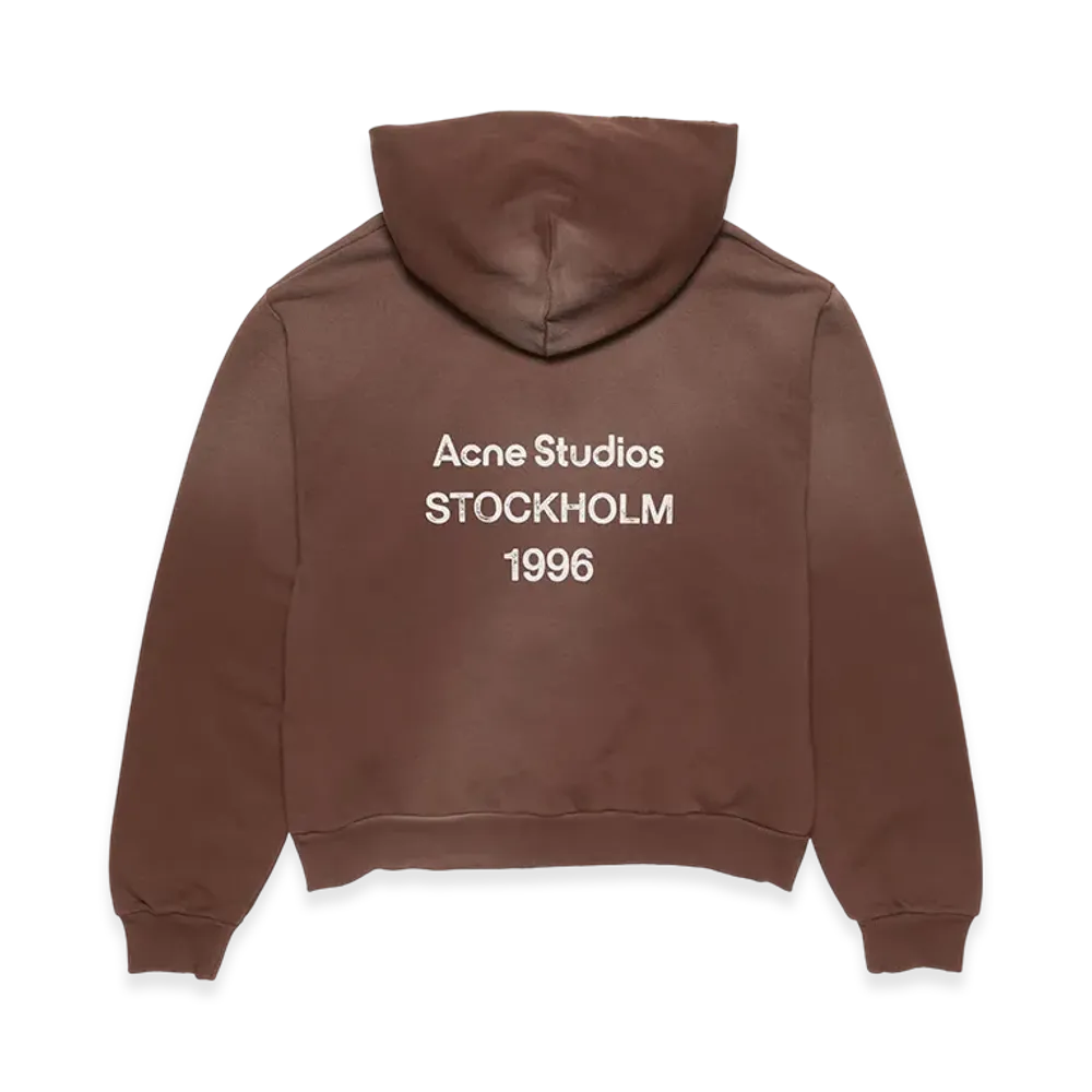 Acne Studios Logo Hoodie Sweater "Chocolate Brown"