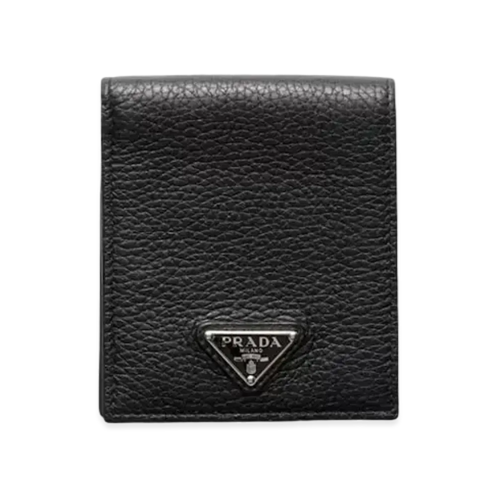 PRADA Leather Wallet "Black"