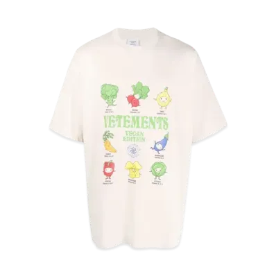 VETEMENTS Logo T-shirt "Natural"