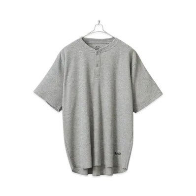 FRUIT OF THE LOOM x NUMBER (N)INE Waffle Henley Pack T-Shirt "M.Gray"