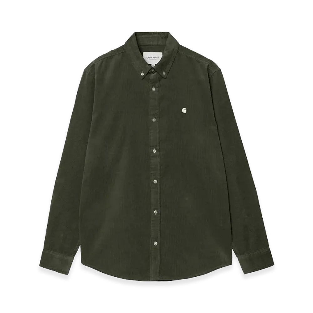 Carhartt WIP L/S Madison Fine Cord Shirt "Opuntia/Wax"