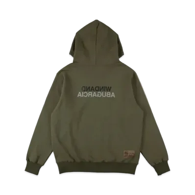 WIND AND SEA x Abu Garcia Reflection Zip-Up Hoodie "Olive"