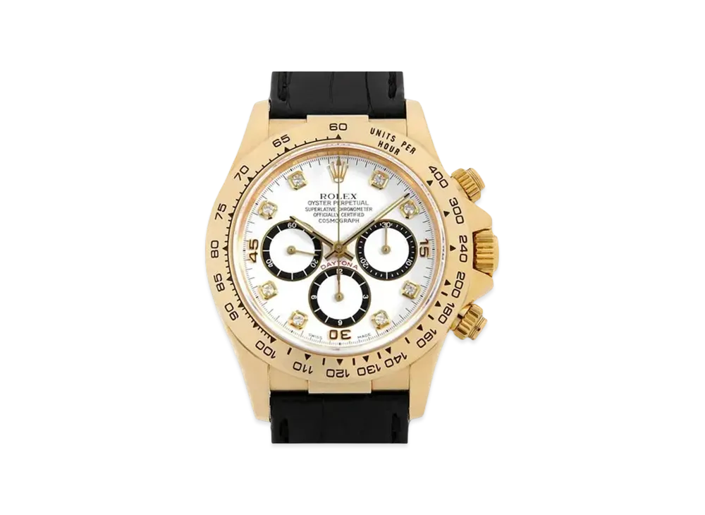 ROLEX Cosmograph Daytona 8P Diamonds "White/Yellow Gold"
