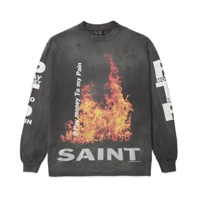 SAINT Mxxxxxx x Pay money To my Pain PTP_SS Tee / SR TO SS "Black"