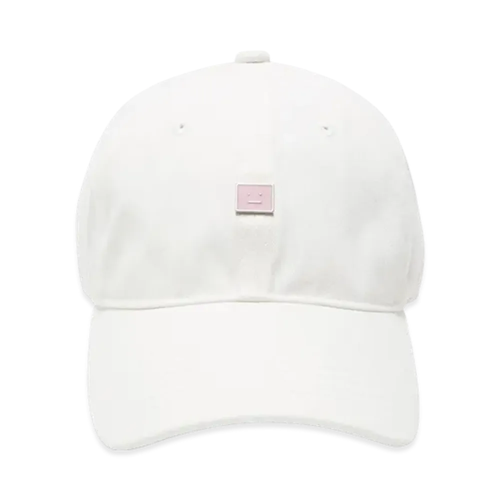 Acne Studios Face Stud Cap "White"