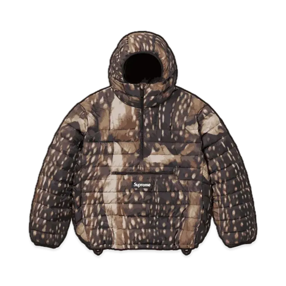 Supreme Micro Down Half Zip Hooded Pullover (23FW) "Deer"
