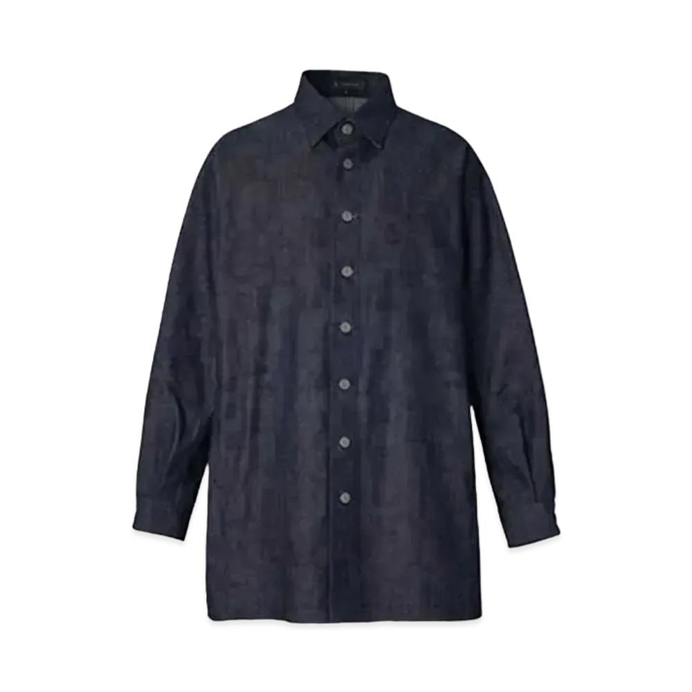ANREALAGE AZ Denim Long Shirt "Indigo"