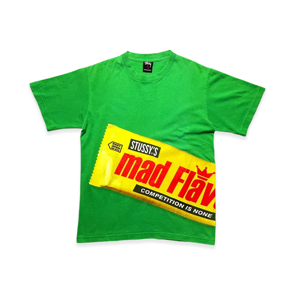 Stussy Mad Flavour Tee "Volt Green"