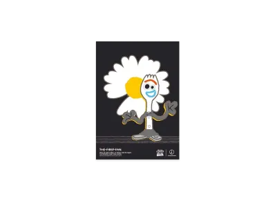 PEACEMINUSONE x Toy Story THE FIRST FAN Poster A3 09 "Black" / G-DRAGON
