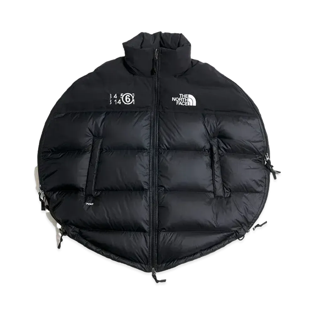 The North Face x MM6 Maison Margiela Circle Nuptse Jacket "Black"