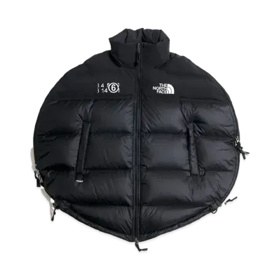The North Face x MM6 Maison Margiela Circle Nuptse Jacket "Black"