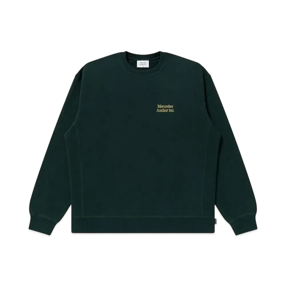 Mercedes Anchor inc. Logo Crew Sweat "Green"