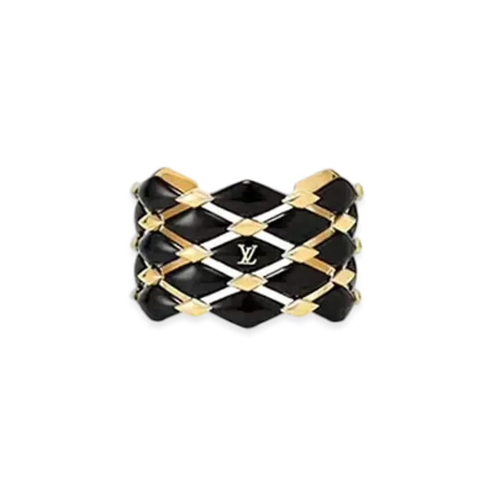 Louis Vuitton LV Malletage Bracelet "Noir"