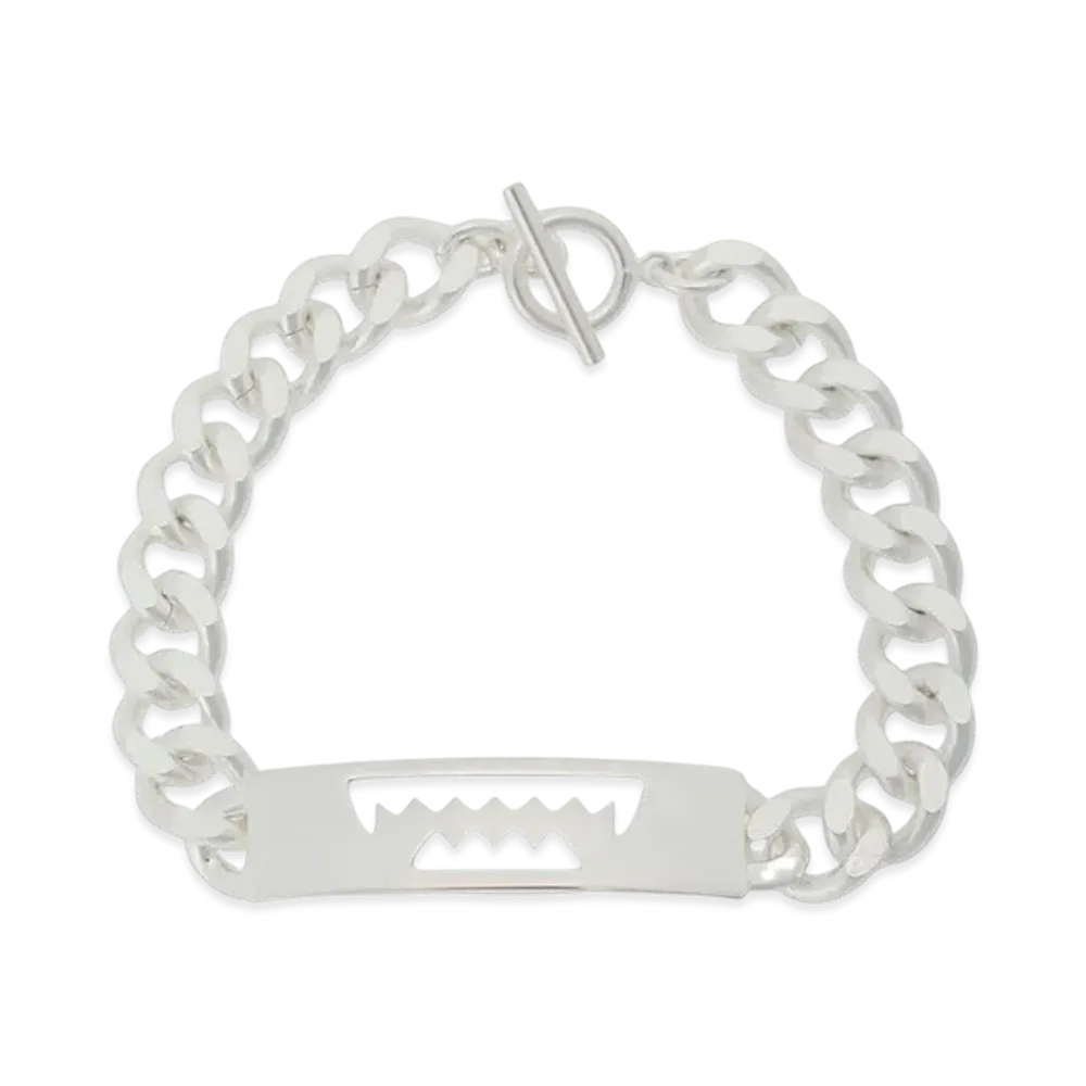 Ground Y x CHAINSAW MAN Collaborate Collection Power Fang Bracelet "Silver"