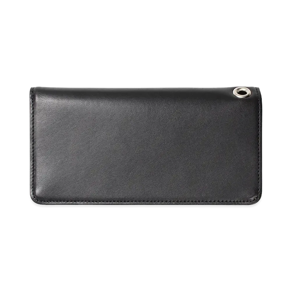 WACKO MARIA x Dormeuil Leather Long Wallet "Black"