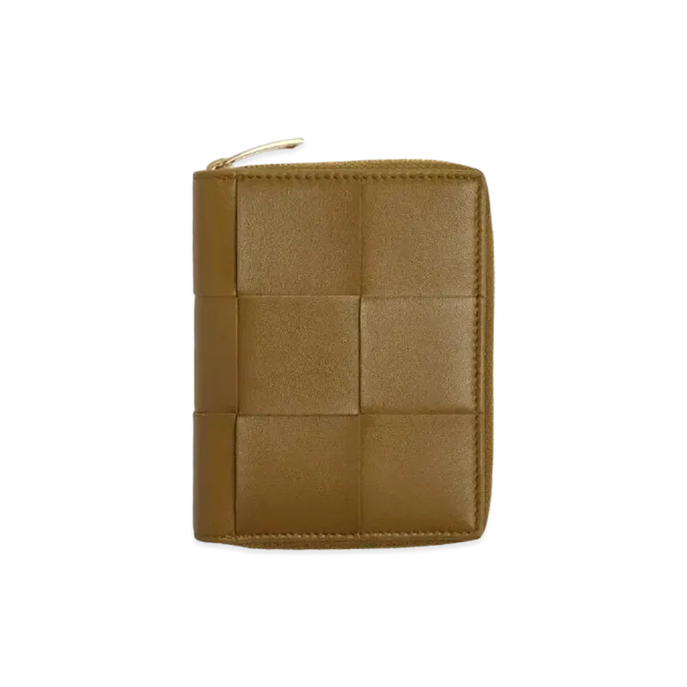Bottega Veneta Zip Around Wallet "Acorn"