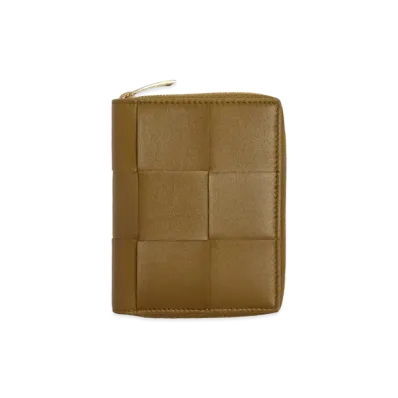 Bottega Veneta Zip Around Wallet "Acorn"