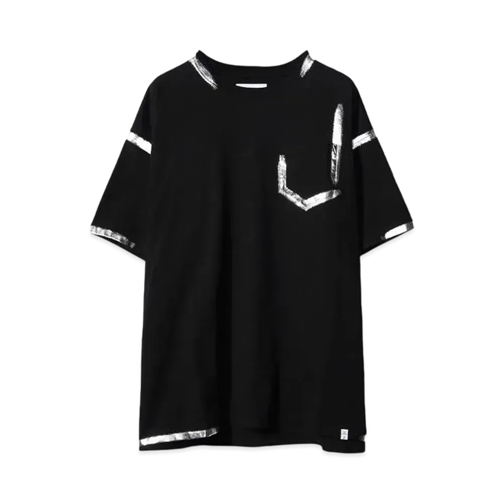 FACETASM FOIL BIG TEE"BLACK"