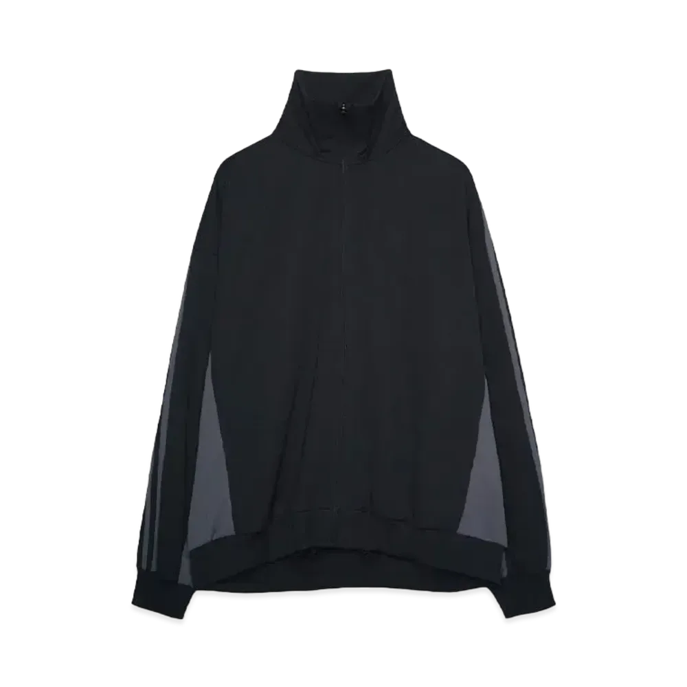 LAD MUSICIAN ESTER JERSEY TRACK JACKET "BLACK x GRAY"