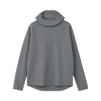 Goldwin Waffle Light Long Sleeve Hoodie (Unisex) "Cloud Gray"