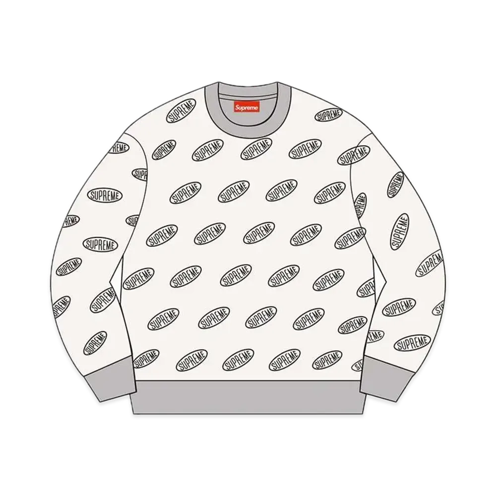 Supreme Liner Crewneck "White"