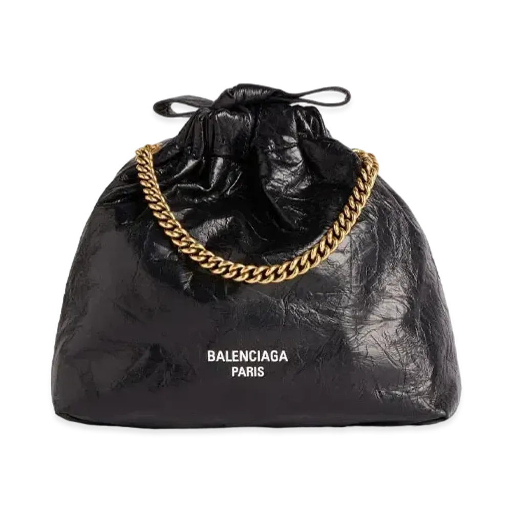 BALENCIAGA Crush XS Tote Bag "Black"