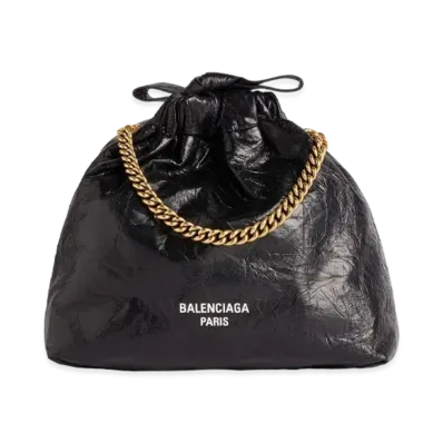 BALENCIAGA Crush XS Tote Bag "Black"