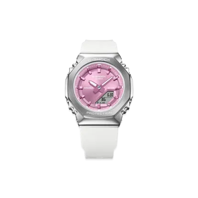 Casio G-Shock GM-S2110 Analog-Digi L Watch "White/Comb"