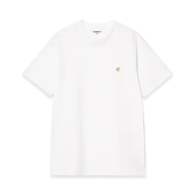 Carhartt WIP S/S Chase T-Shirt "White/Gold"