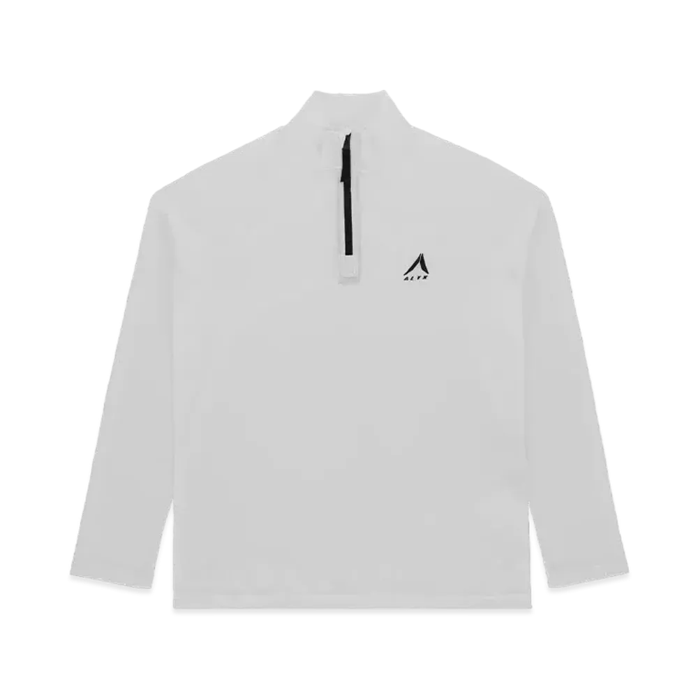 1017 ALYX 9SM Mesh Quarter Zip Top "White"