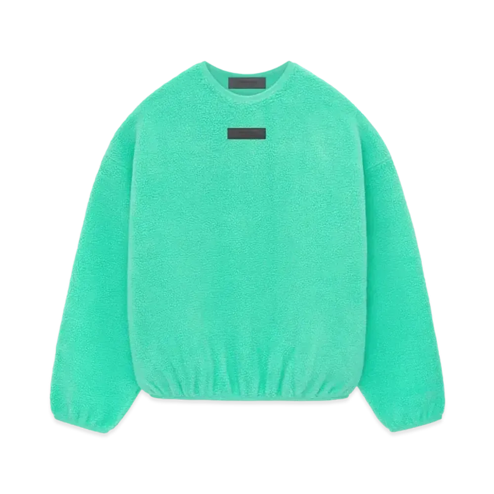 FEAR OF GOD ESSENTIALS Polar Fleece Crewneck "Mint Leaf"