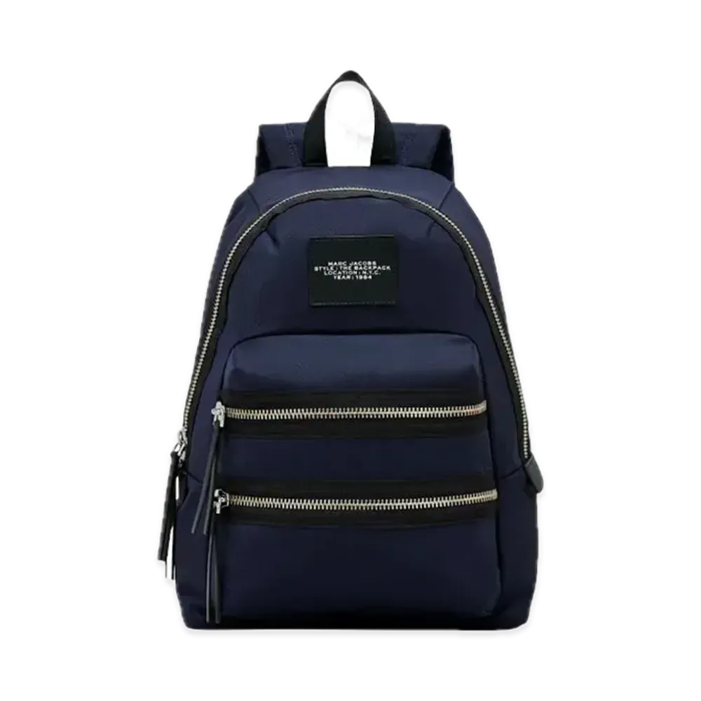 Marc Jacobs The Biker Nylon Medium Backpack "Midnight Blue"