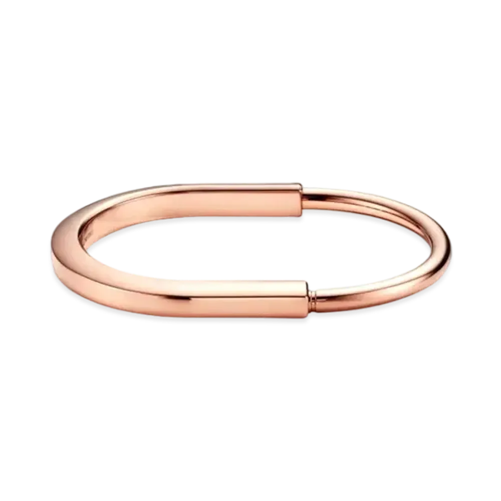 Tiffany & Co. Tiffany Lock Bangle 18K "Rose Gold"