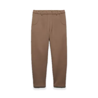 PRADA Technical Fleece Pants "Bark Brown"