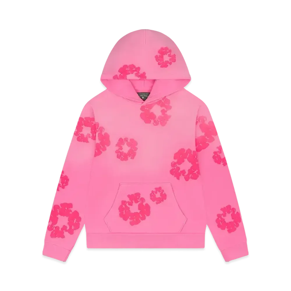 DENIM TEARS Mono Cotton Wreath Hoodie "Pink"