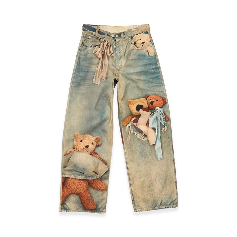 Acne Studios Loose Fit Jeans - 1981 Regular "Mid Blue"