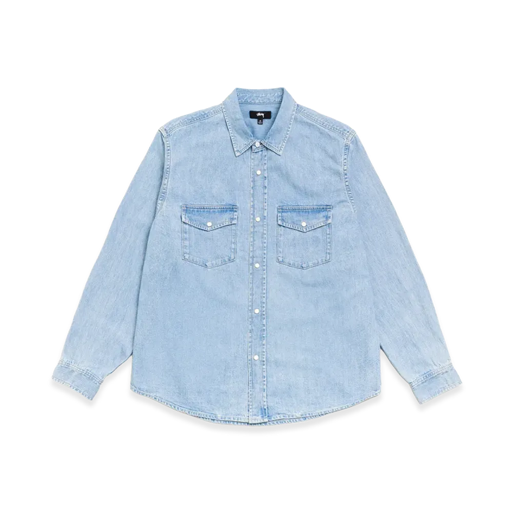 Stussy Denim Western Shirt "Light Denim"