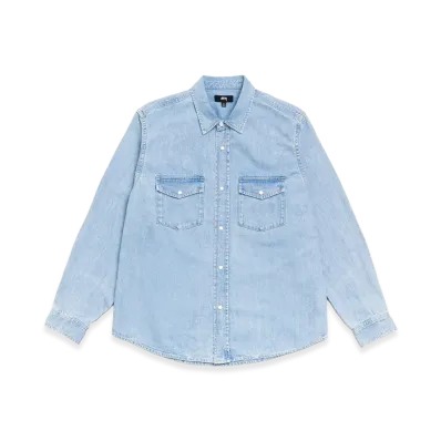Stussy Denim Western Shirt "Light Denim"