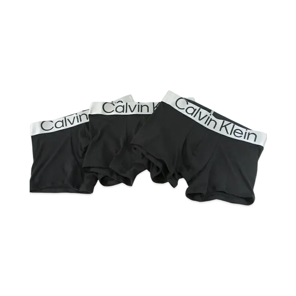 Calvin Klein 3 Pieces Cotton Stretch Boxer Shorts "Black"