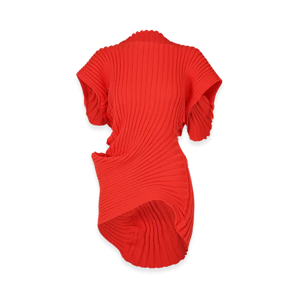 ISSEY MIYAKE Knit (As It Is) "Red"