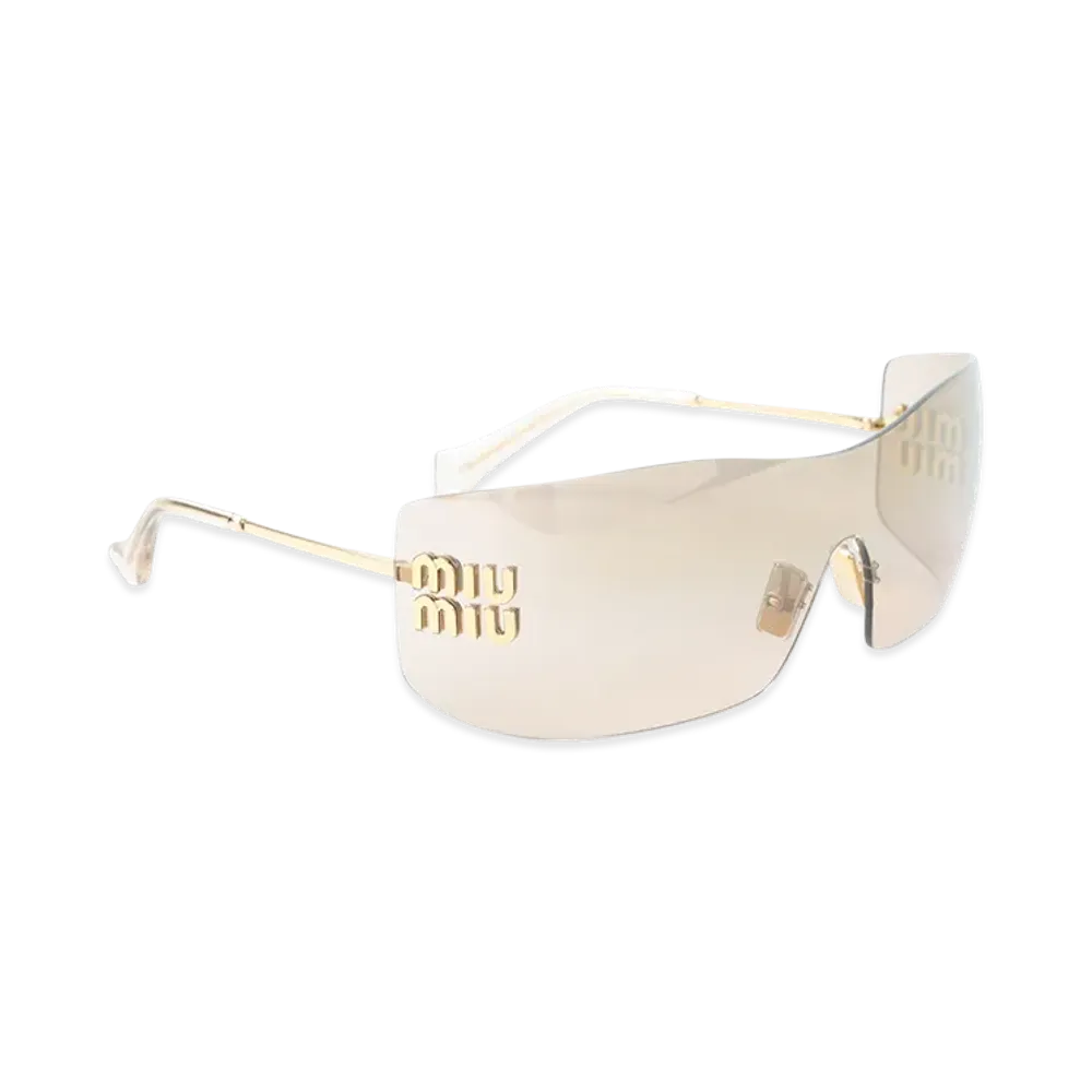 MIU MIU Women's Eyewear Acetate Sunglasses "Gold"