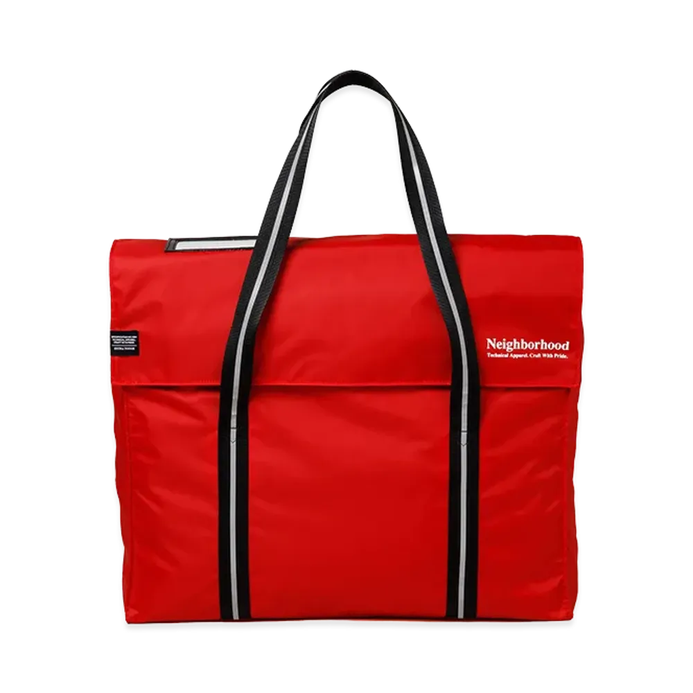 NEIGHBORHOOD Bright Color Tote Bag "Red"