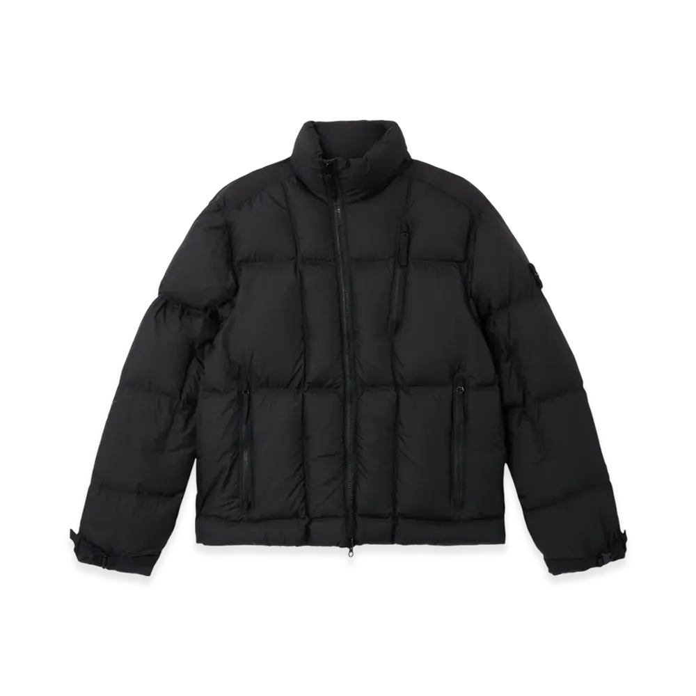 Stone Island 4100017 Seam Faded Light Nylon Tela "Black"
